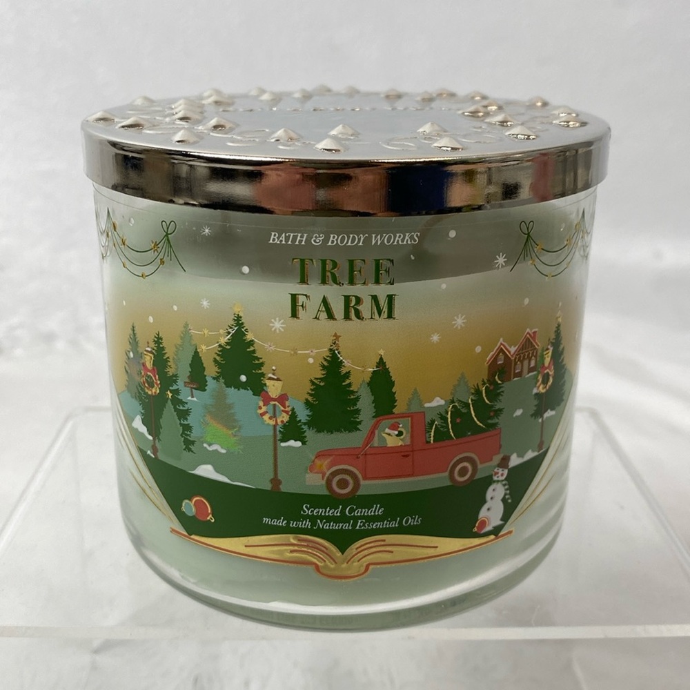 Bath & Body Works Tree Farm Three Wick Candle